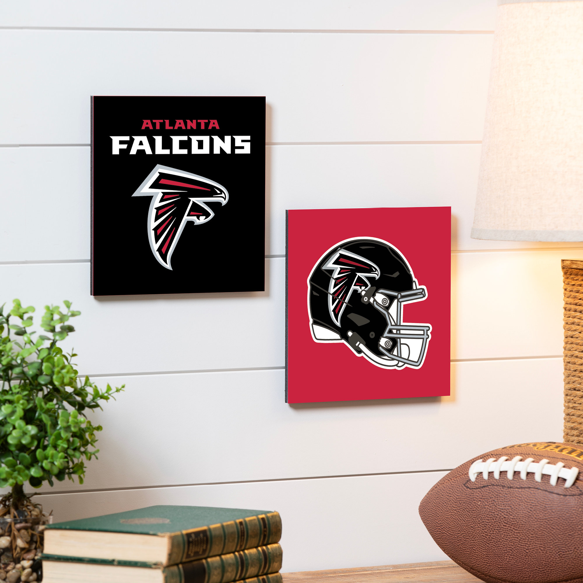 Evergreen Enterprises, Inc Atlanta Falcons 8"x 8" Foam Core Tile Wall